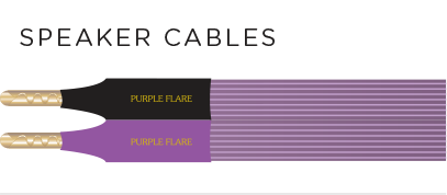 Purple Flare Speaker Cables