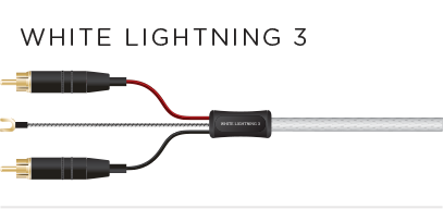 White Lightning Tonearm Cable